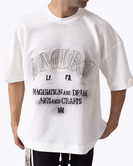 تیشرت مردانه تیکه گلدوزی AMIRI